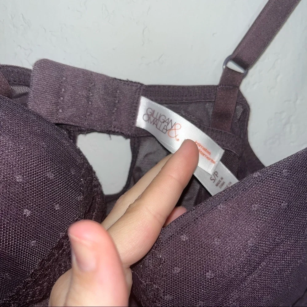 Gilligan & Omalley Purple Lace Lingerie Dress